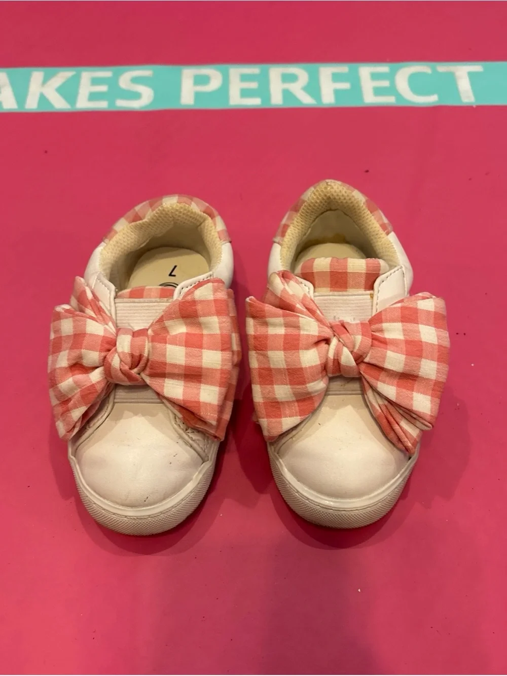 Toddler Girls Shoe Lot of 4 Size 7 Sneakers, Sandals, Swim Shoes